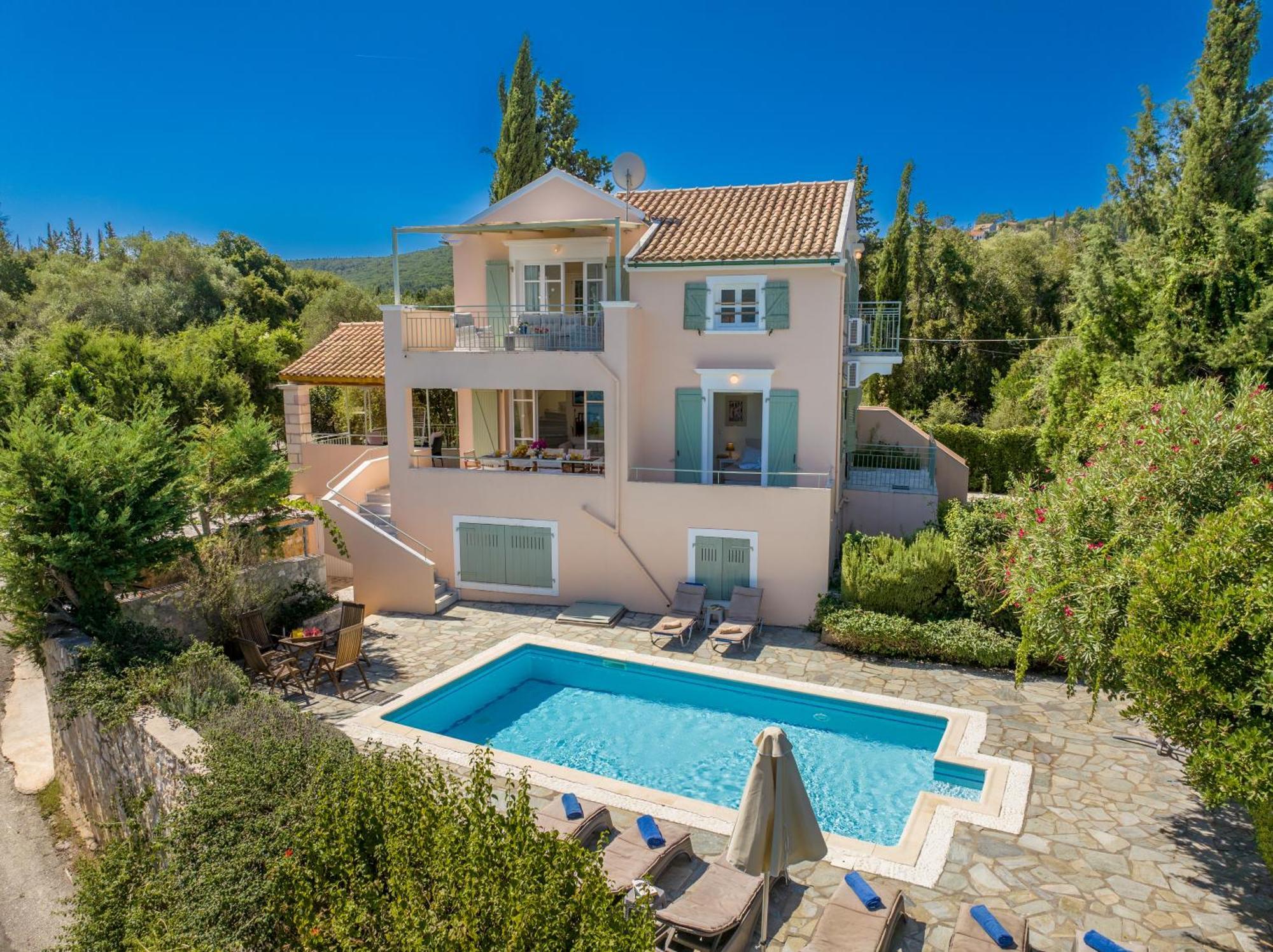 הוילה Tselendáta Garden House, Up To 8Px 1Km From Fiskardo מראה חיצוני תמונה