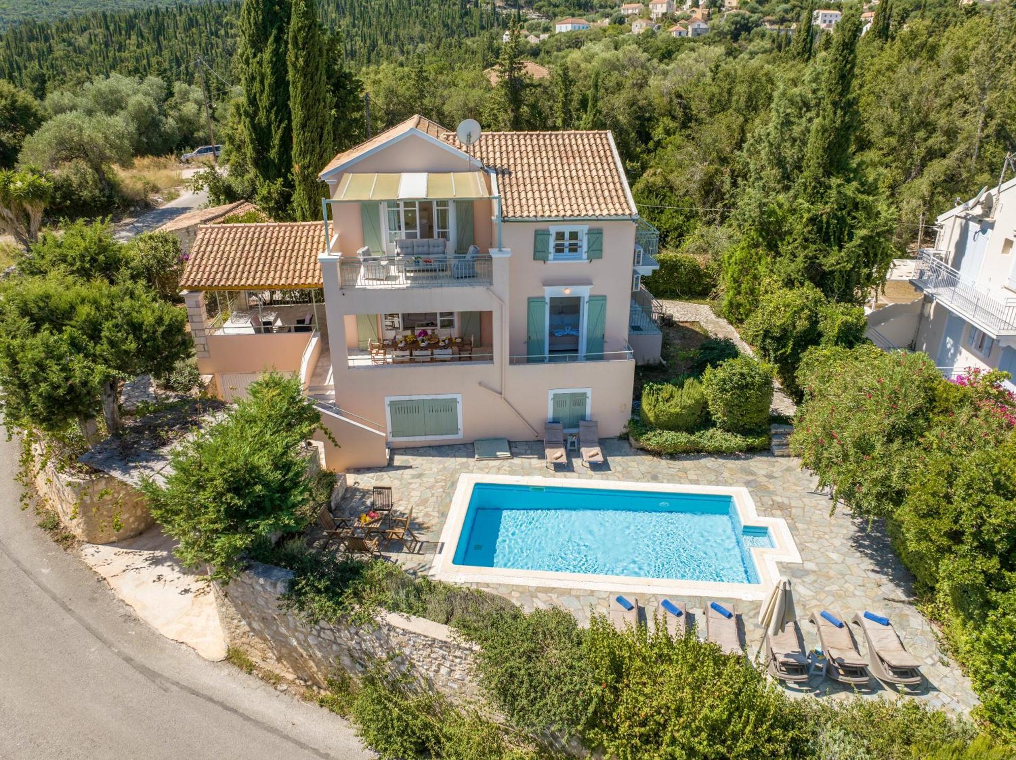 הוילה Tselendáta Garden House, Up To 8Px 1Km From Fiskardo מראה חיצוני תמונה