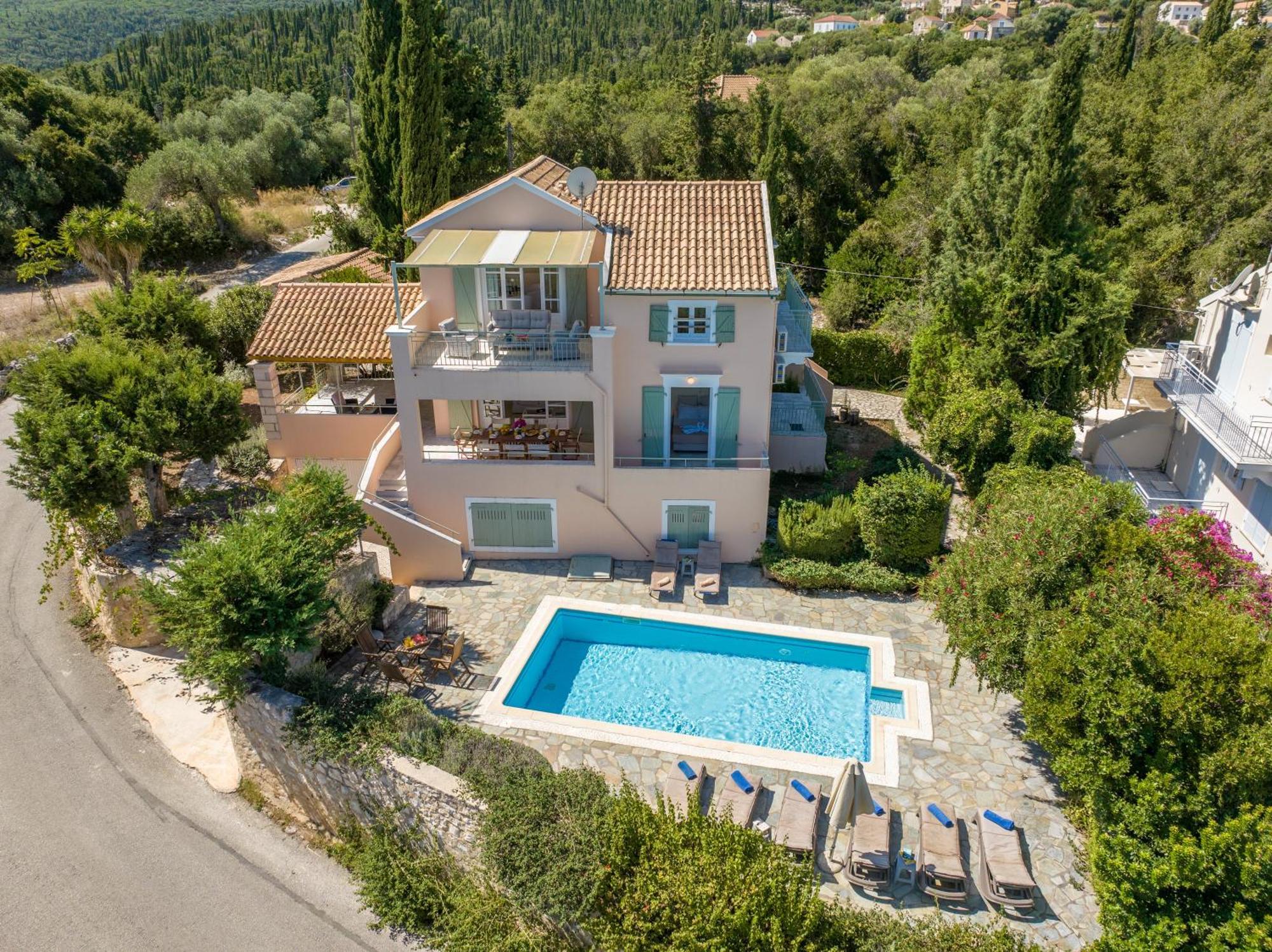 הוילה Tselendáta Garden House, Up To 8Px 1Km From Fiskardo מראה חיצוני תמונה