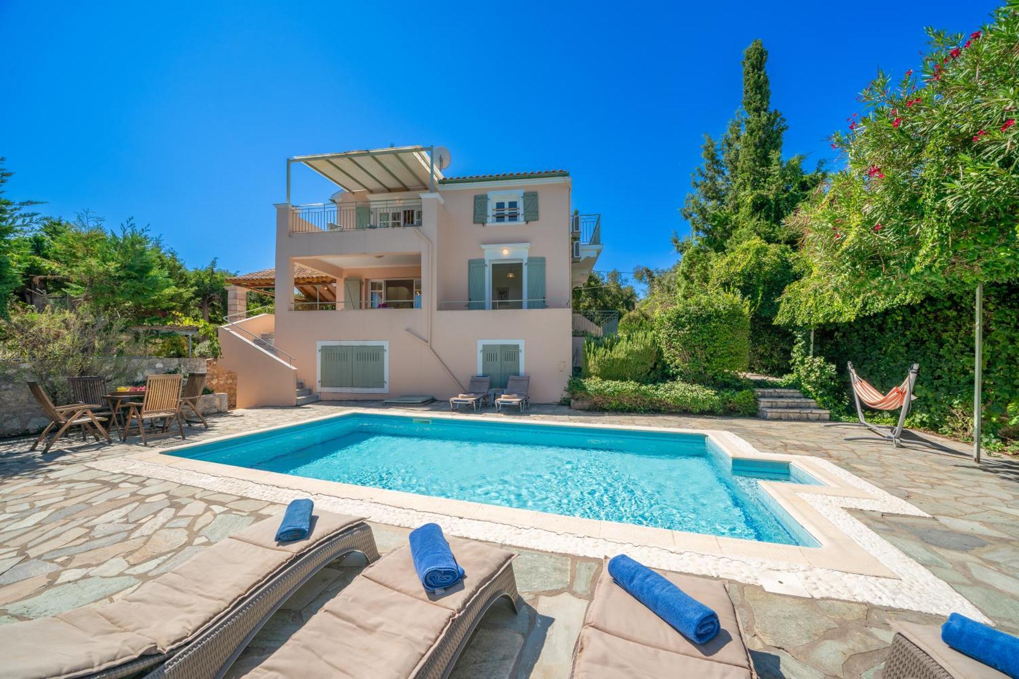 הוילה Tselendáta Garden House, Up To 8Px 1Km From Fiskardo מראה חיצוני תמונה